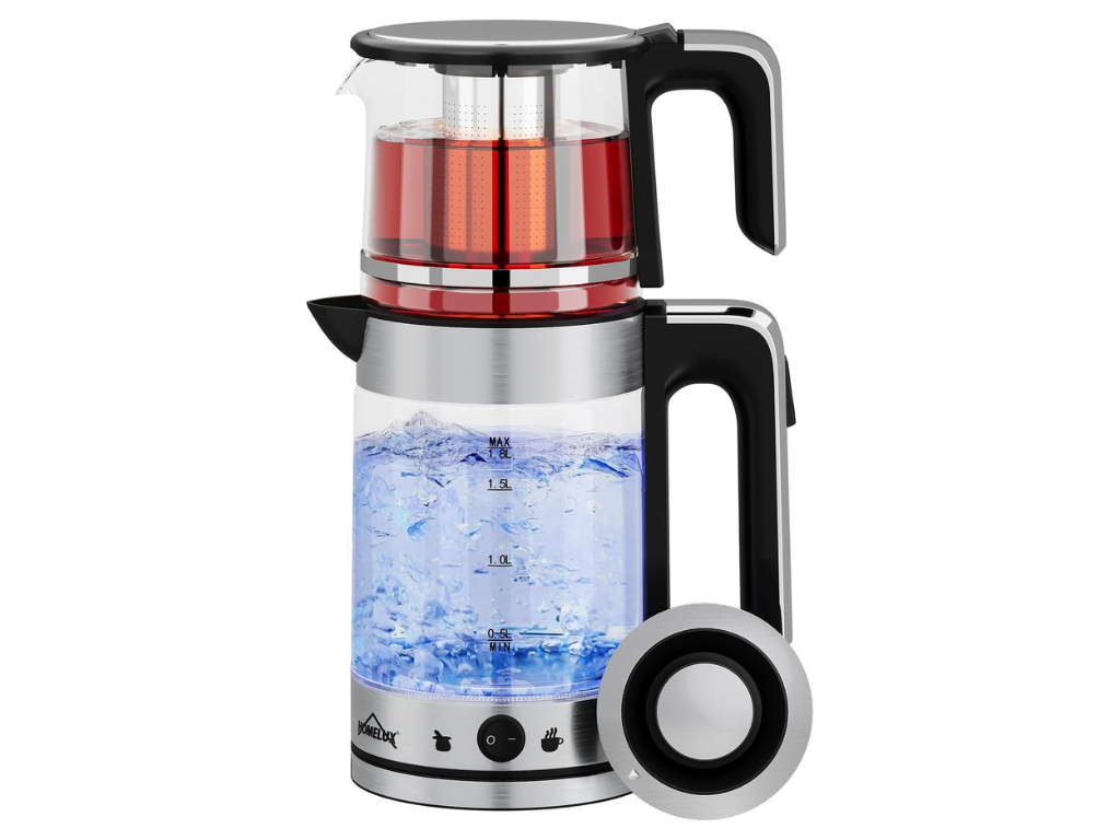 1800W Elektrische Glas Teekocher Caymatik Samowar 1.8L Wasserkocher – repo24