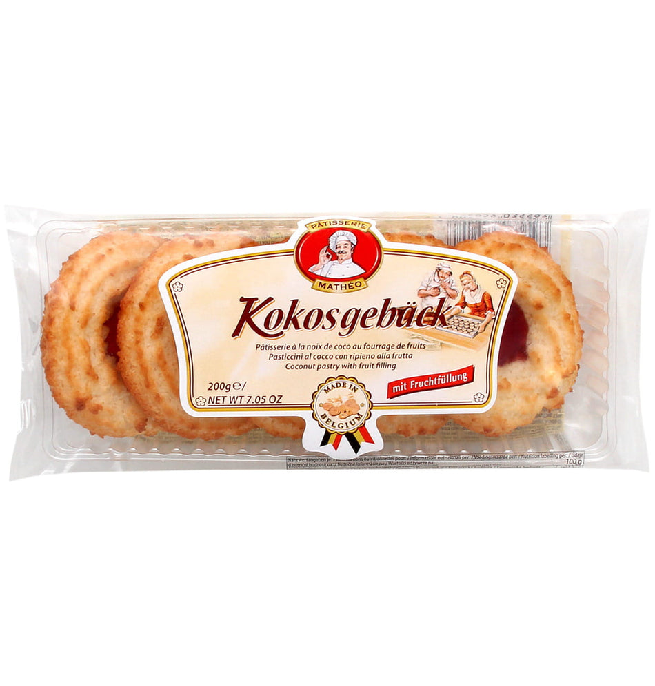 Kokosgebäck mit Fruchtfüllung 200g