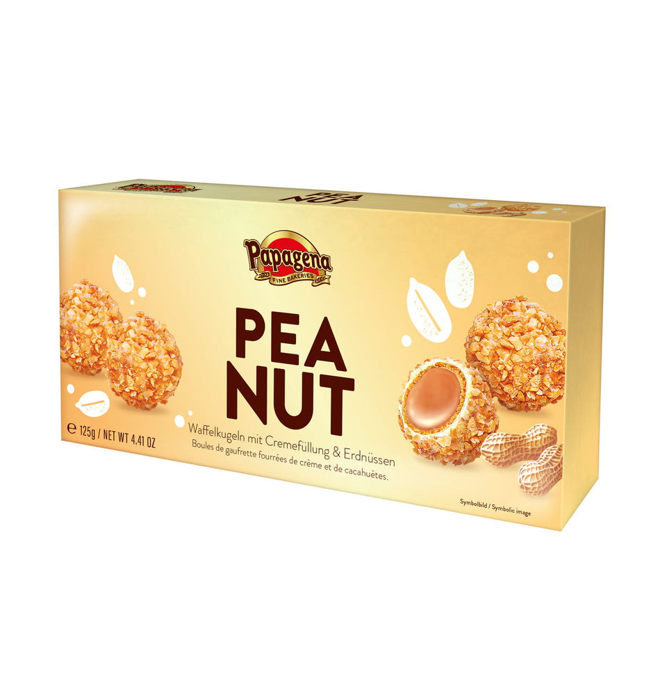 Waffelkugeln mit Erdnuss 125g