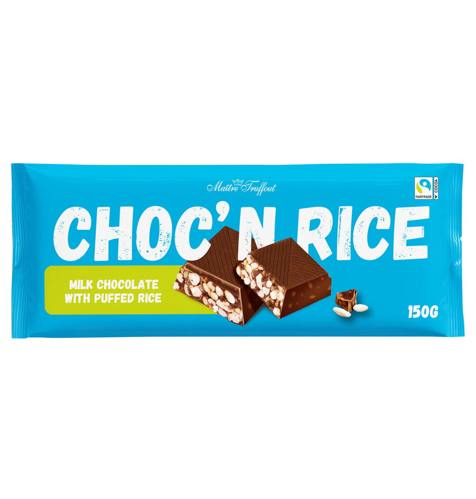 Choc'n Rice Vollmilchschokolade Puffreis 150g