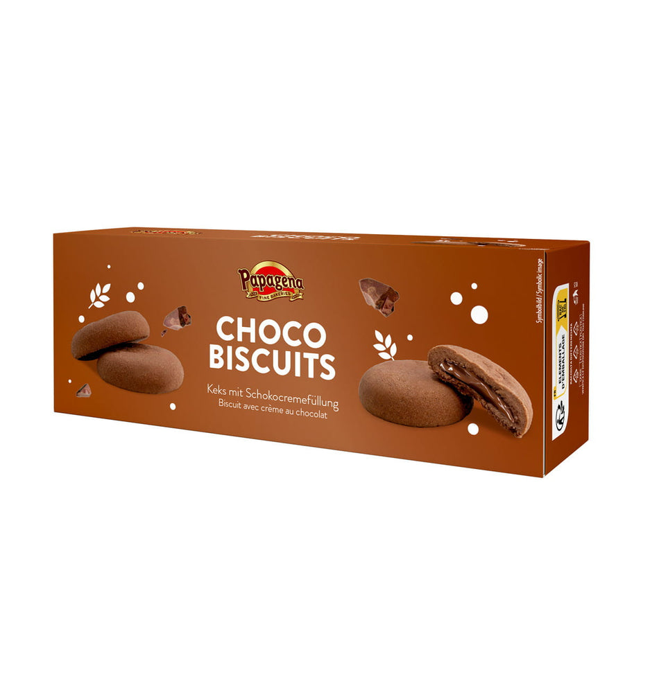 Biscuits mit Schokocremefüllung 150g
