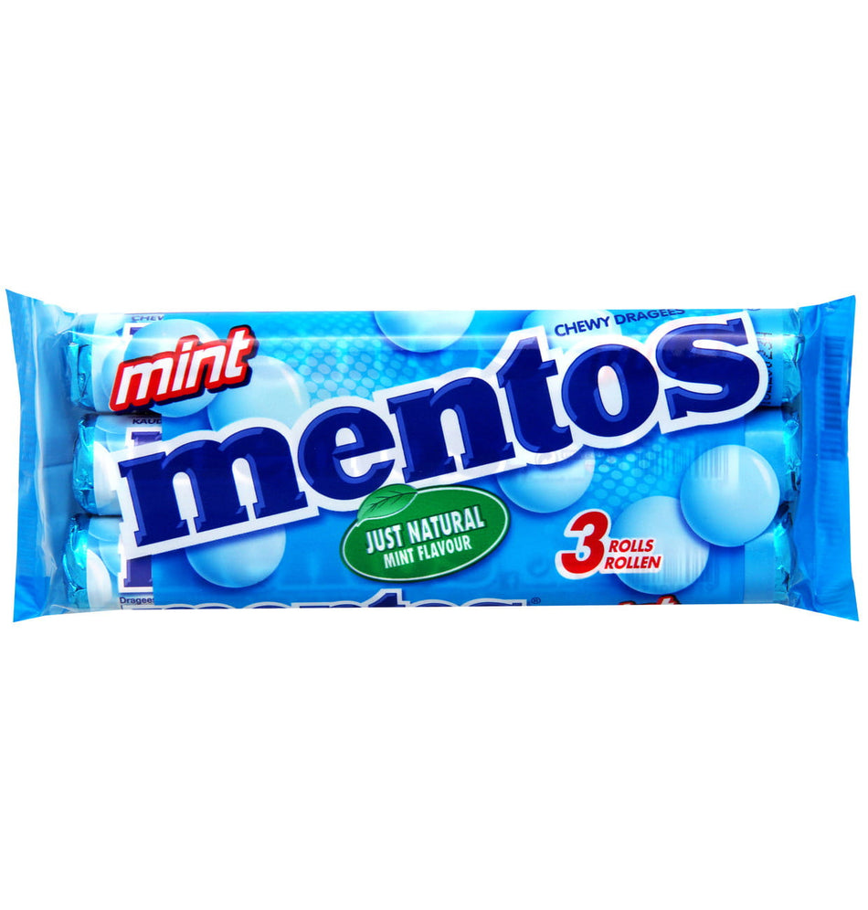 Mentos Minze Kaubonbon 3x38g