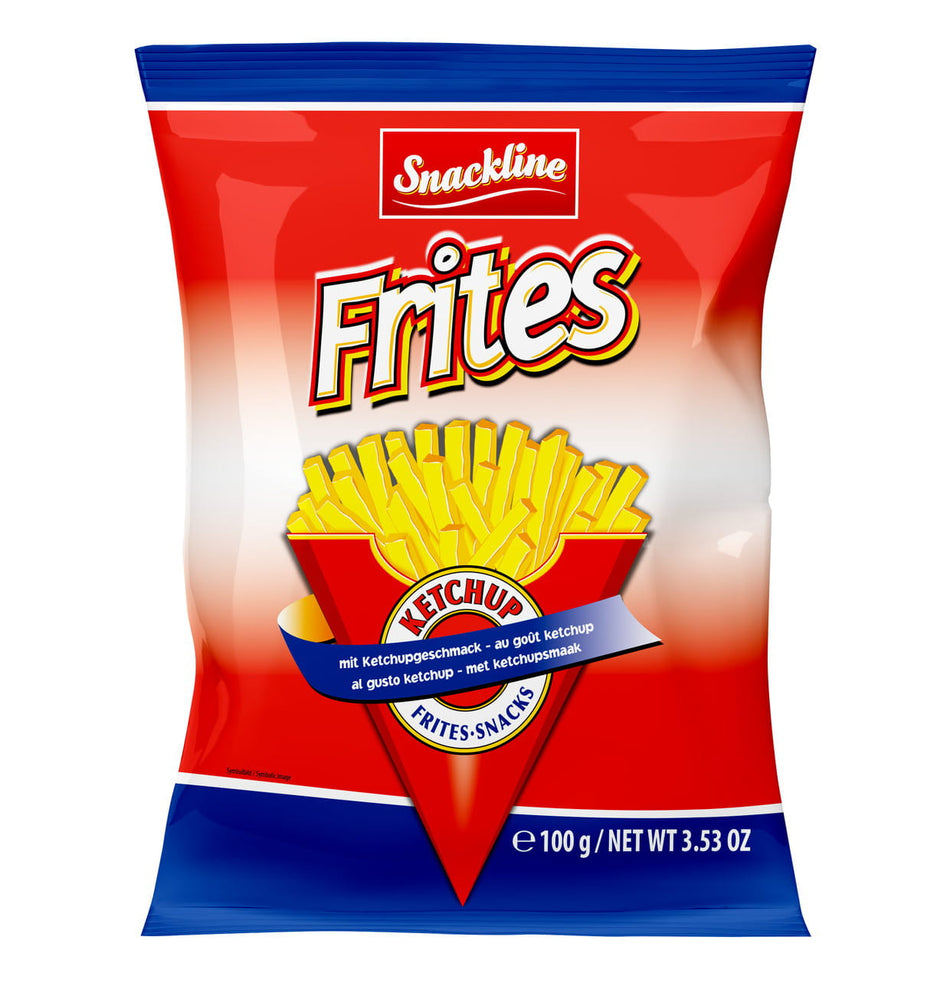 Frites-Snacks mit Ketchupgeschmack 100g
