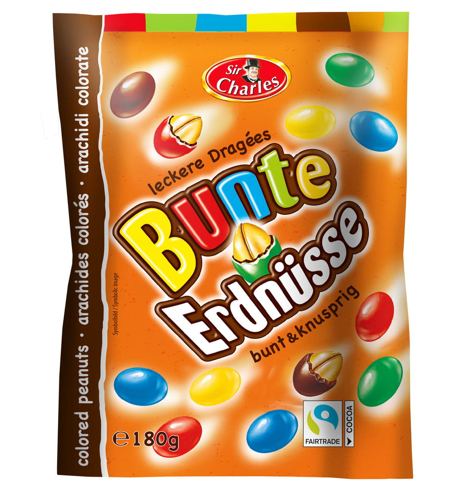 Bunte Erdnüsse in Milchschokolade 180g
