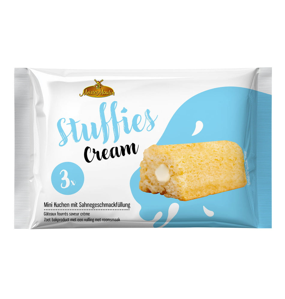 Stuffies Mini Kuchen mit Sahnecreme 3x45g