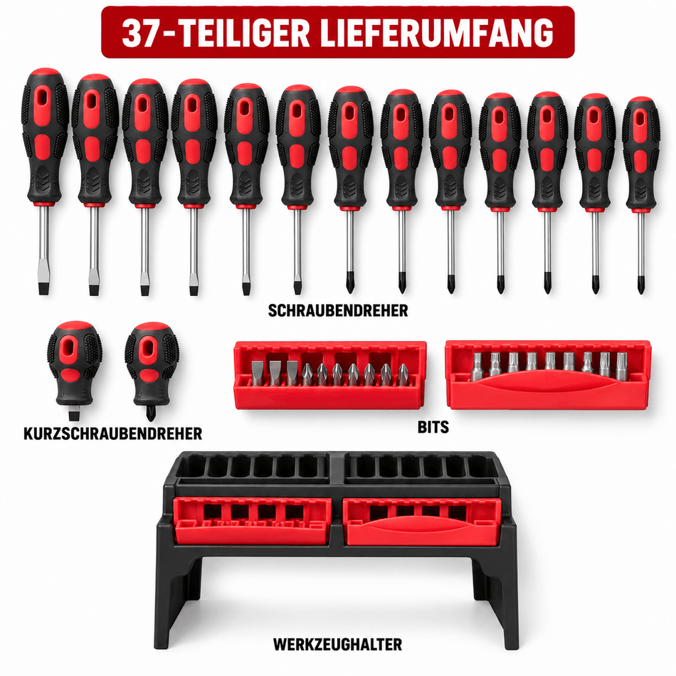 Schraubendreher-Set 37-teilig