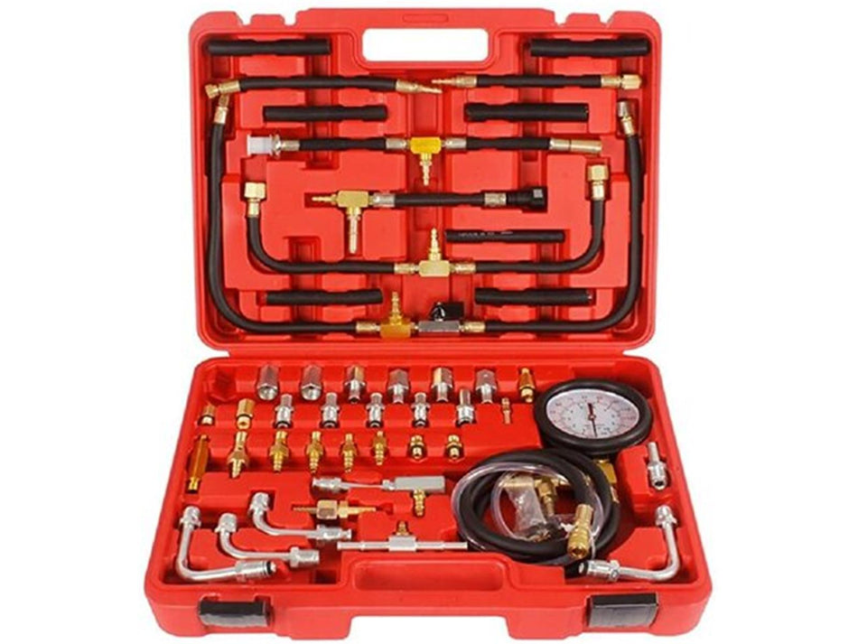 70 tlg Universal Benzindruckprüfer Drucktester Kraftstoffdruckprüfer