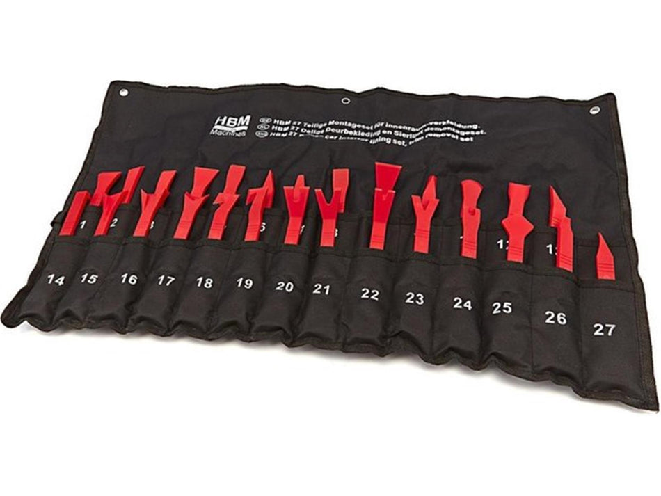 27 tlg. Tür Verkleidungs und Zierleisten Demontage Set Türverkleidung