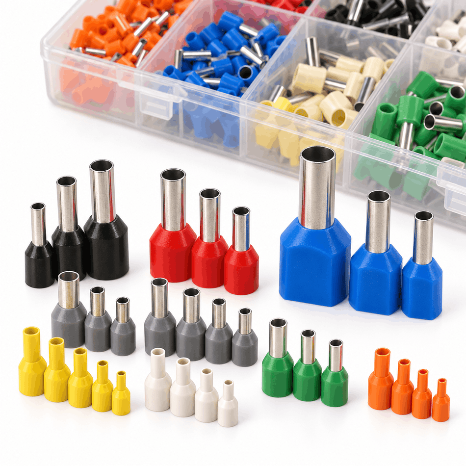 Standford Aderendhülsen 0.5-16mm²  isoliert Einzeln in Kunststoffbox 300 tlg. Sortiment