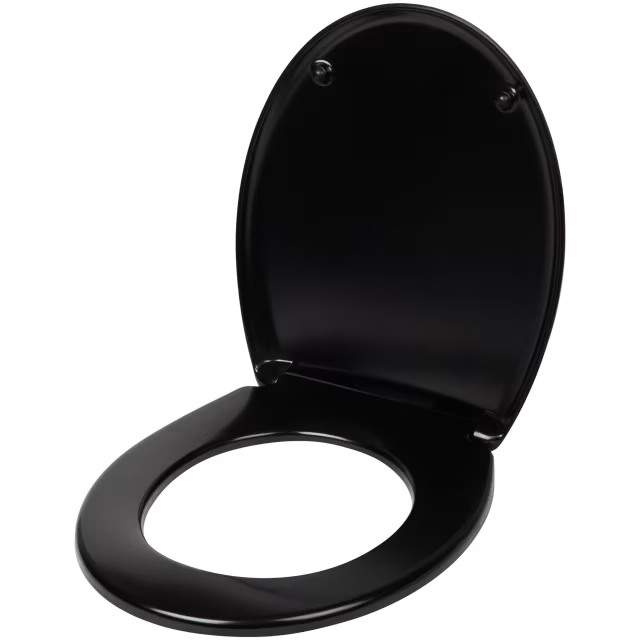 Cascata WC-Brille Soft Close + Easy Clean schwarz