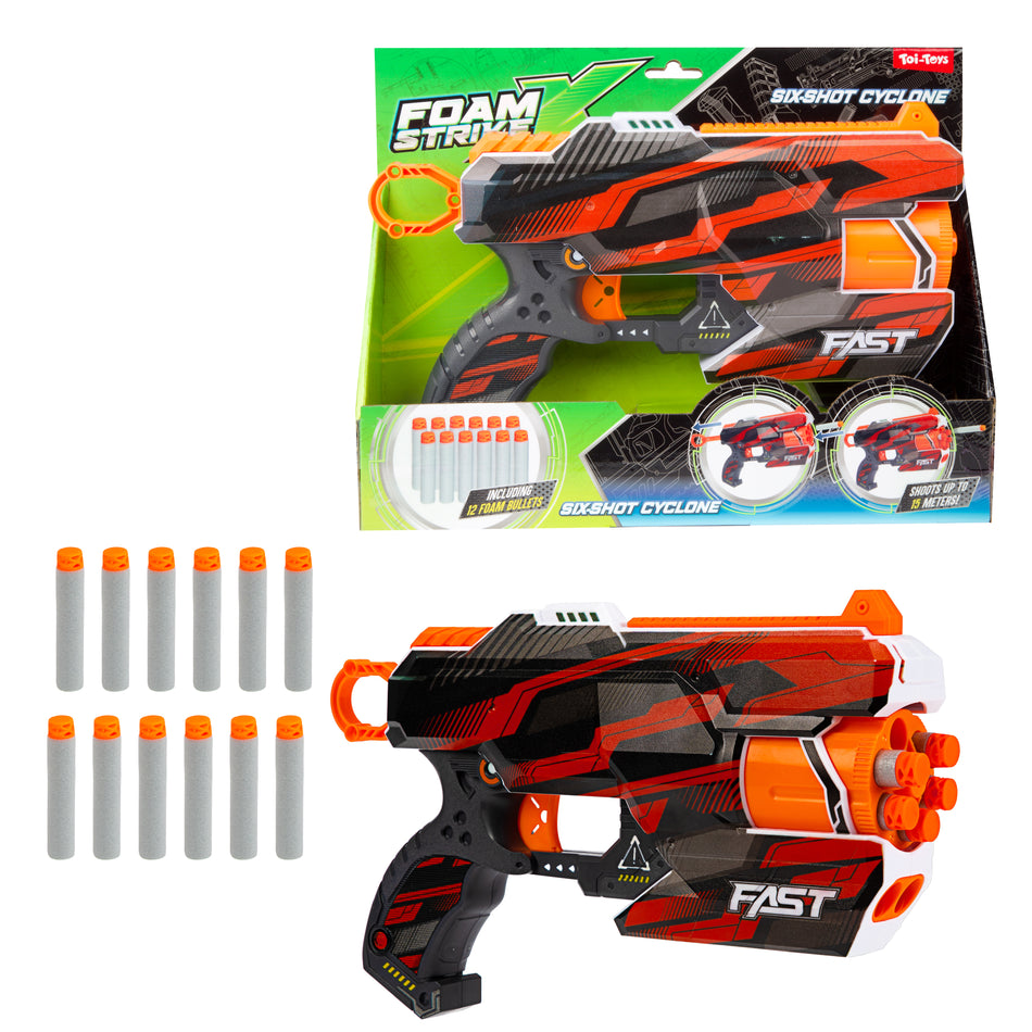 FOAM STRIKEX Pistole -Fast M- mt 12 Schaumstoffpf.