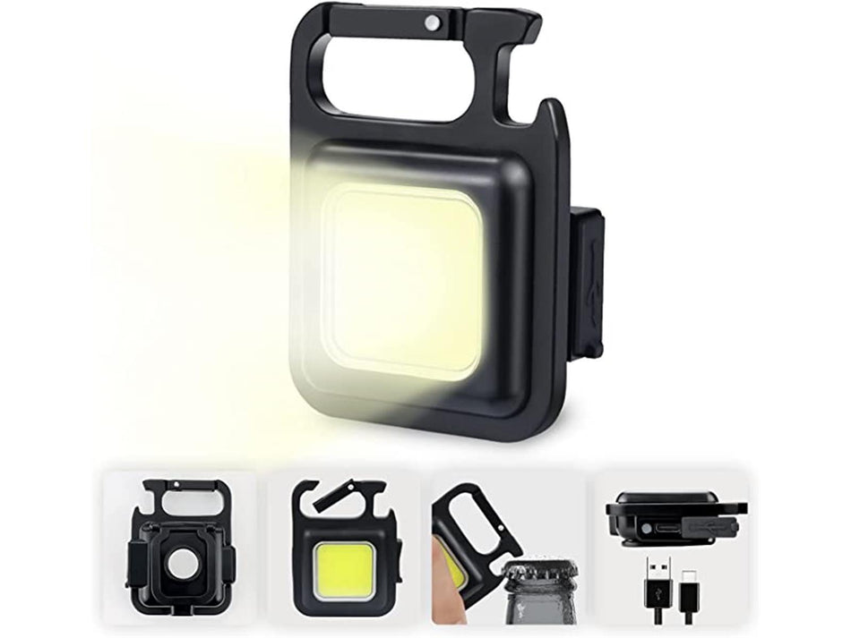 LED 6W - 1x Magnetische Schlüsselbundleuchte mit Akku Strahler