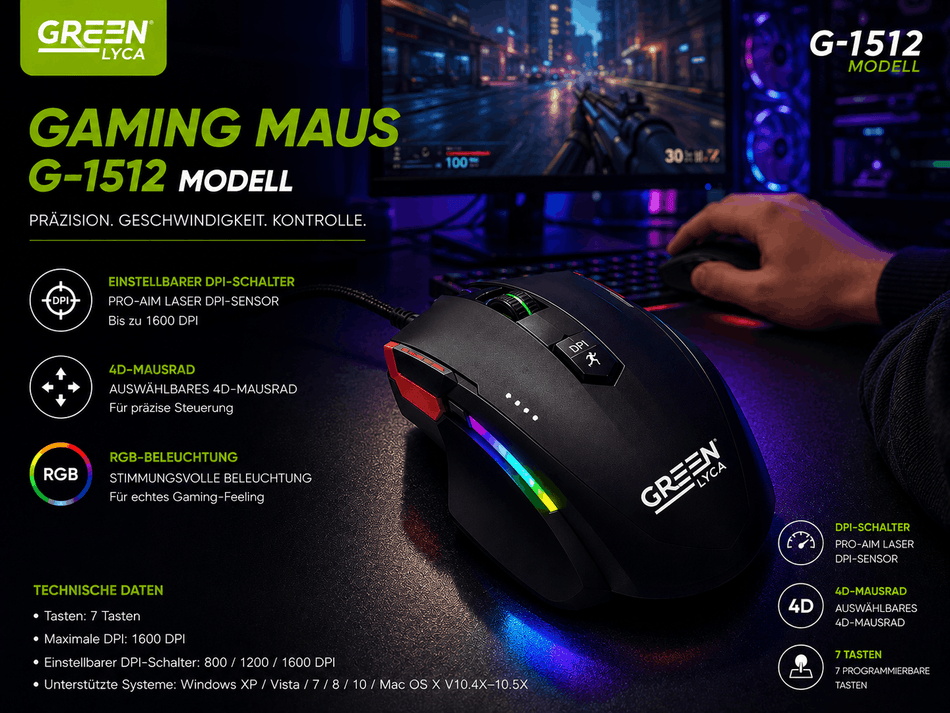 GAMING  Maus RGB