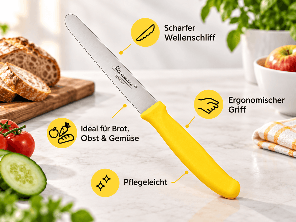 Messermann Steak Brot Menümesser 6 St.