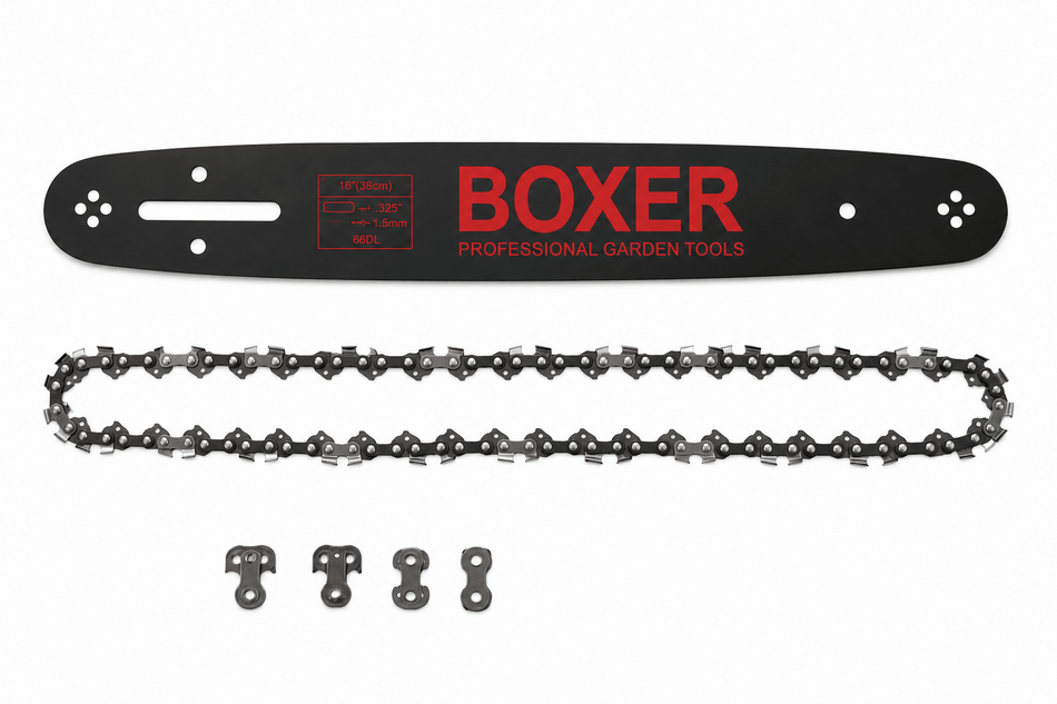 Boxer Ersatz Schwert  2 Ketten 38cm 0,325" 1,5mm