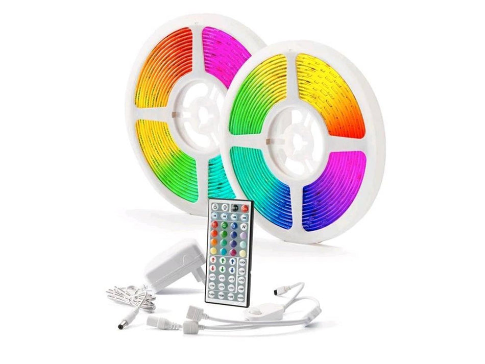 LED Bandlicht Set 26W  2X5 M mit Fernbedienung