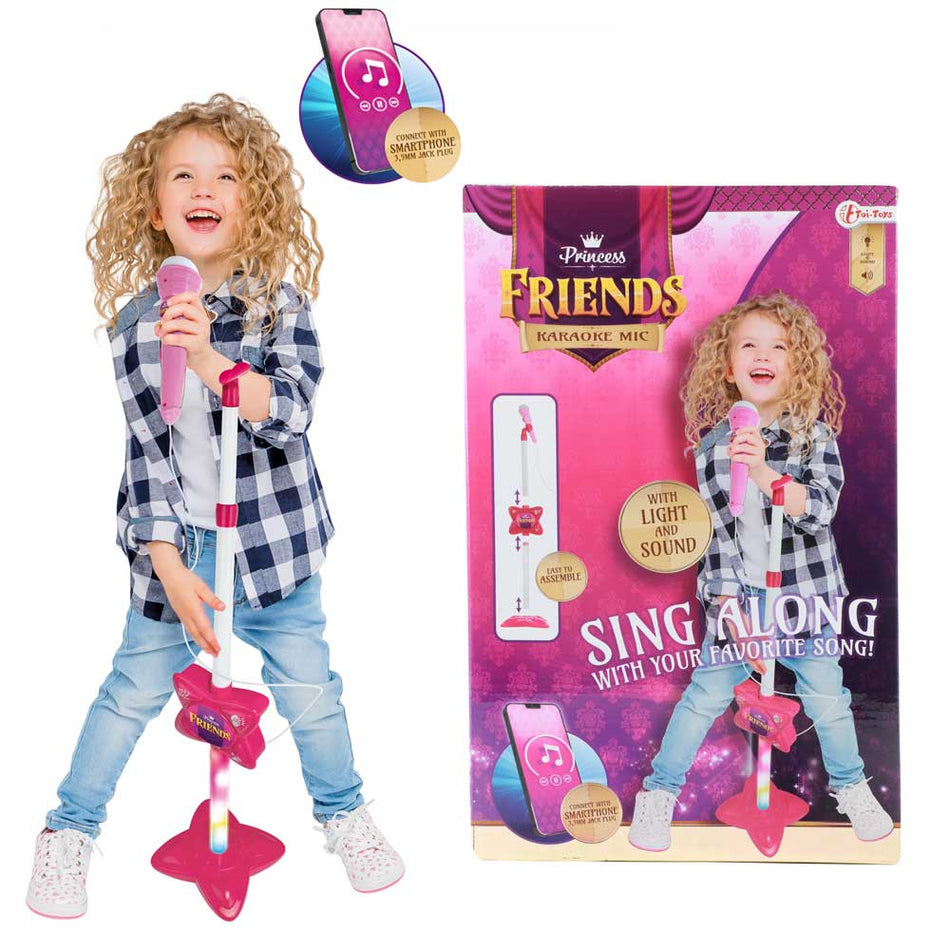PRINCESS FRIENDS Karaoke Set Smartphone Anschluss