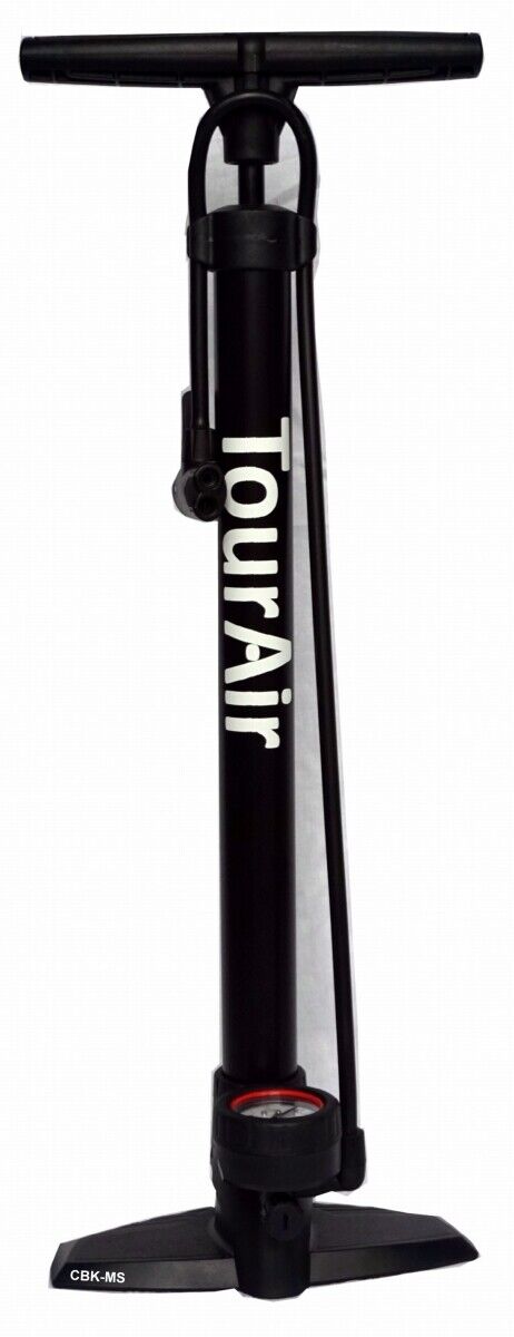 TOUR-AIR Standpumpe für Auto Dunlop Sclaverantventil Fahrradpumpe