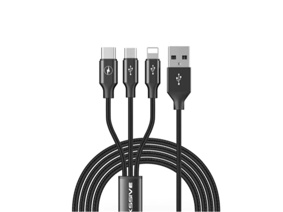 XSSIVE USB-Ladekabel 3 in 1