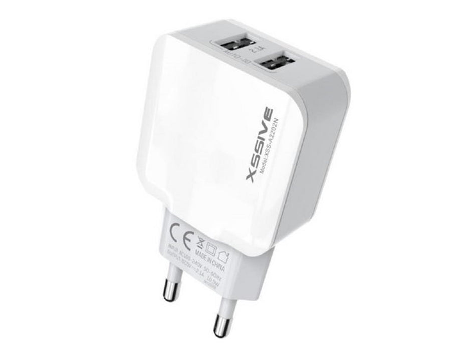 XSSIVE 2 x USB Netzladegerät Netzstecker
