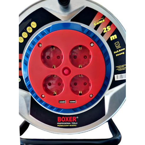 Boxer Kabeltrommel 25m mit USB