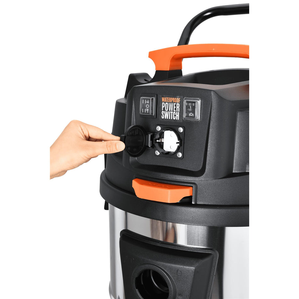 DAEWOO 2400W - 60L Nass- & Trockensauger Staubsauger Profi Sauger
