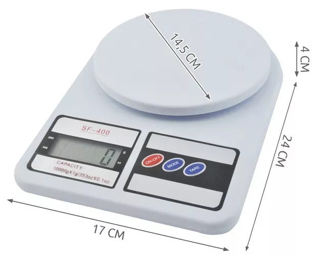 Küchenwaage 10kg/1g  Haushaltswaage Briefwaage - Digitalwaage - Waage