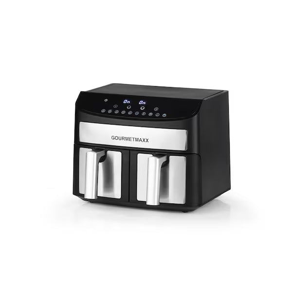 Doppelkammer Heißluftfritteuse 7L - 2400W Airfryer Ofen