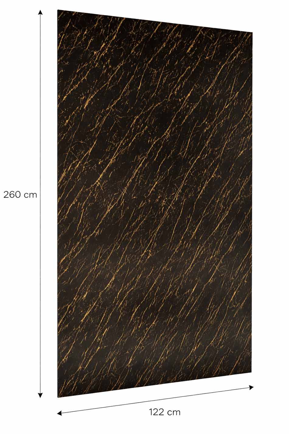 Wandpaneele Wandverkleidung Wandplatten PVC Marmoroptik Hochglanz  260 x 122 cm 01180