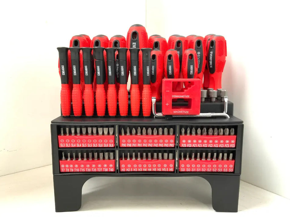 Everforce 101 tlg Schraubendreher und Bit Set Schraubenzieher