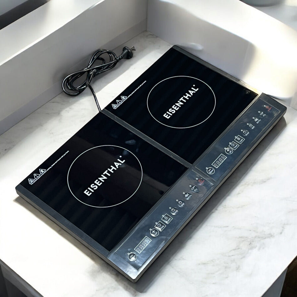 Induktion Kochplatte Doppel Elektrisch mit Timer 3400W