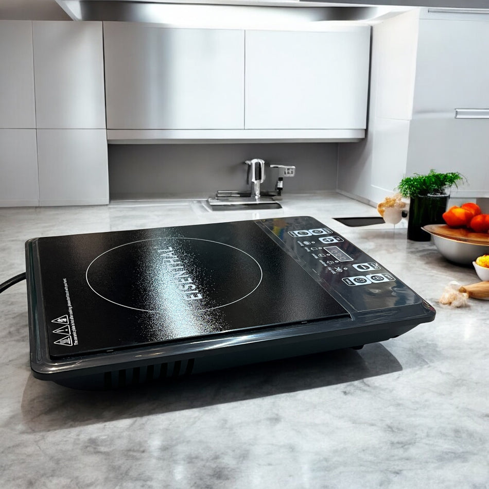 Induktion Kochplatte Einzelplatte Elektrisch mit Timer 1500 W