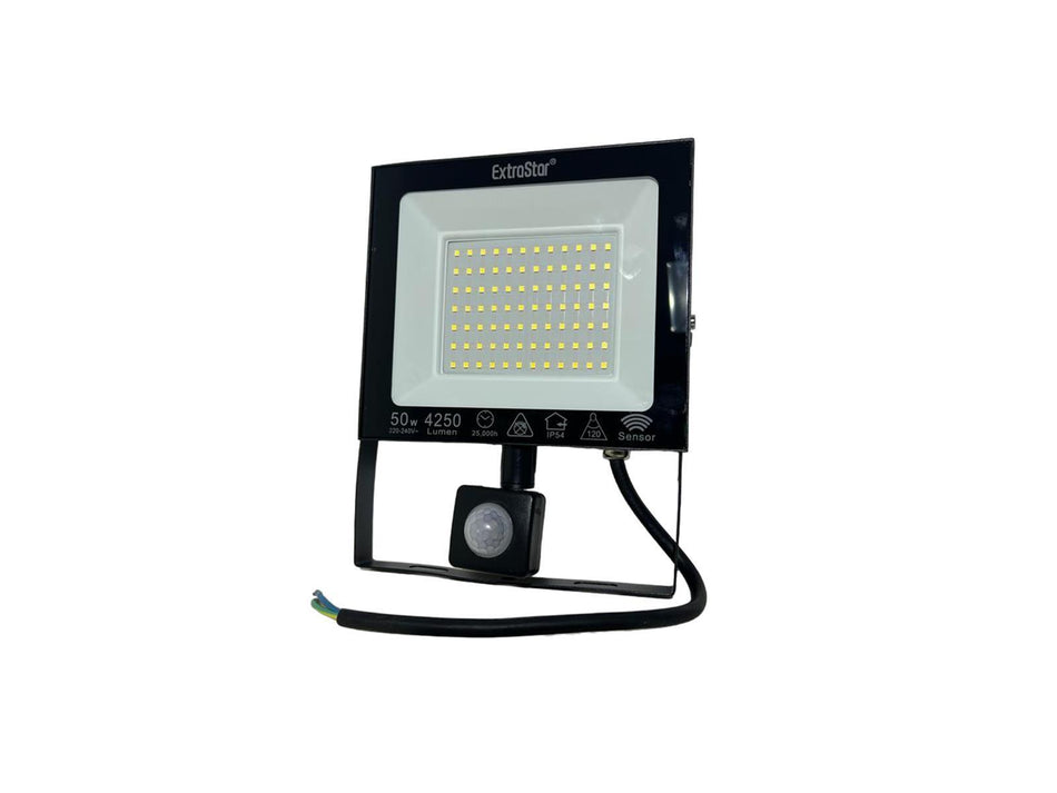 ExtraStar 50W LED Flutlicht Bewegungsmelder