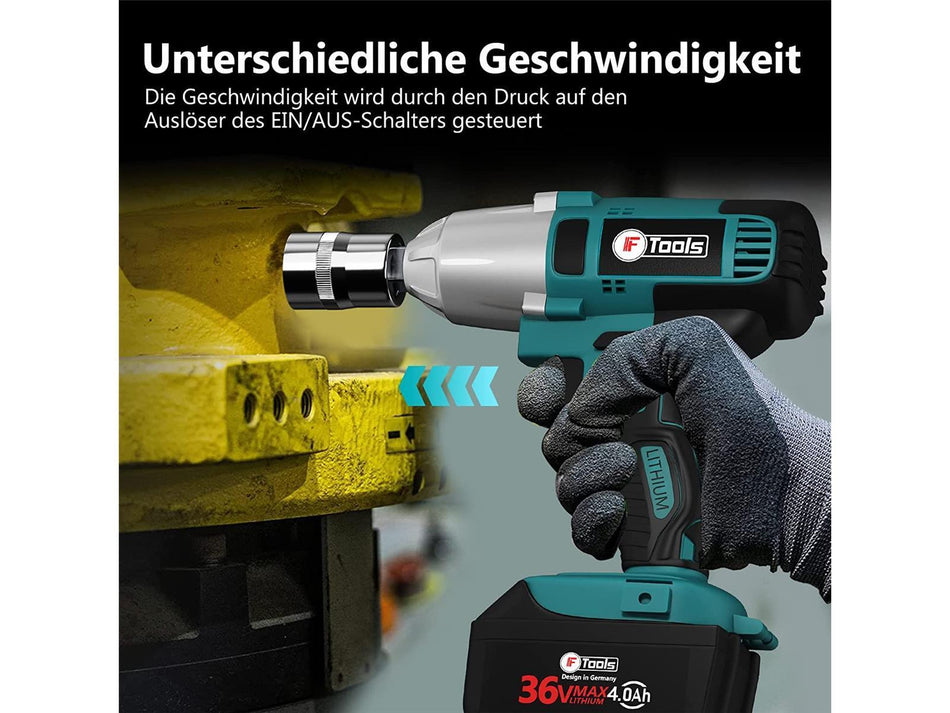 IF Tools Akku Schrauberr inkl. 2x Akku und Netzteil