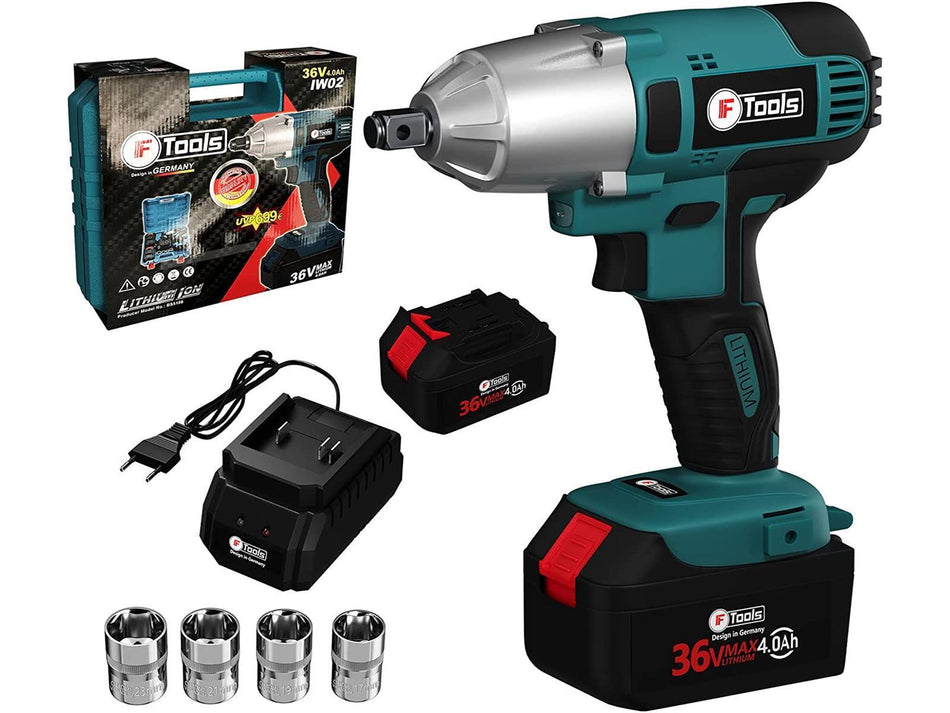 IF Tools Akku Schrauberr inkl. 2x Akku und Netzteil