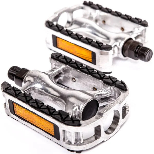 Universal Trekking  Fahrradpedal  Alu 1 Paar  mit Reflektoren Rutschfest