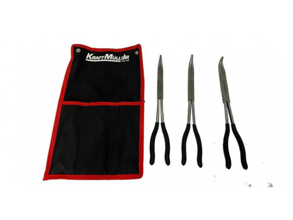 Langbeck Spitzzangen Zangen Kombination Set Extra Lang 3er Set