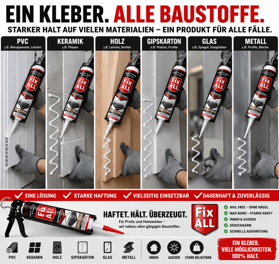 Fix All Montagekleber Nagel Free 300ml