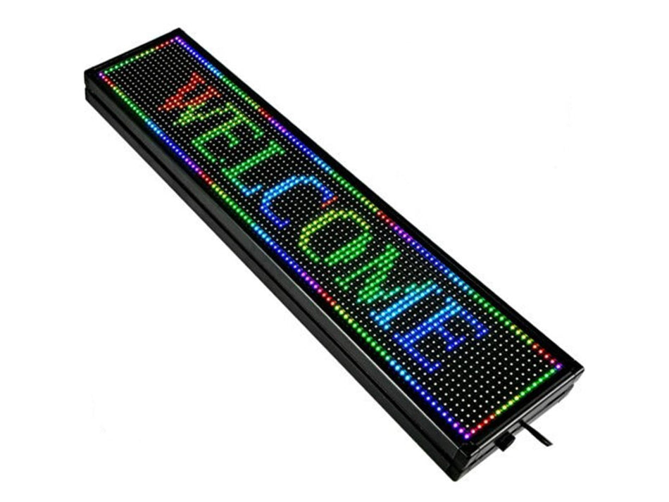 LED Laufschrift / LED Display Werbeanzeige FARBIG  WI-FI App Funktion Lauftext