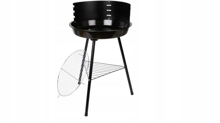 Garten-Holzkohlegrill Ø 43 × 70 cm – Praktisch und kompaktGartenHolzkohlegrill Ø 43 × 70 cm Praktisch und kompakt