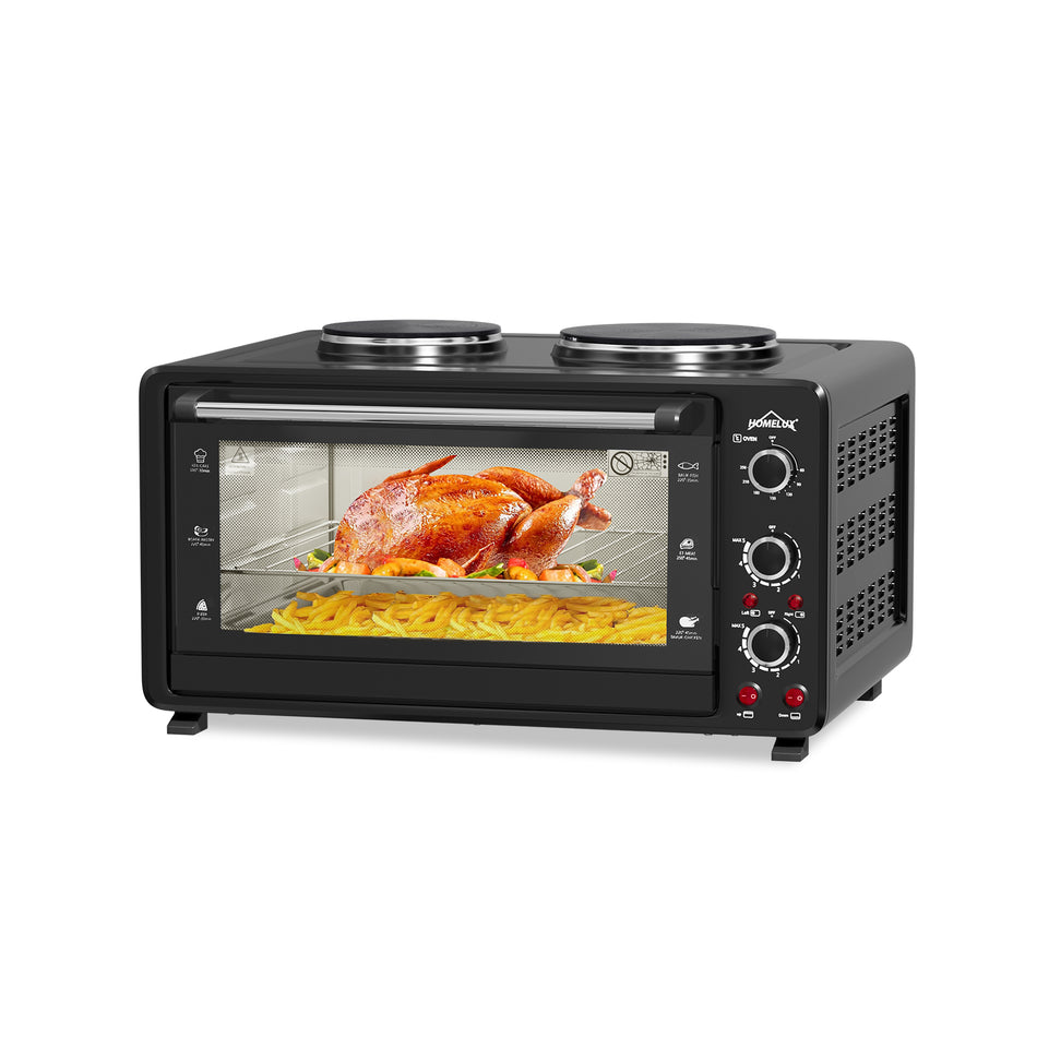 Grill Backofen 1400W 26L 2 x Kochplatte 700W 1000W