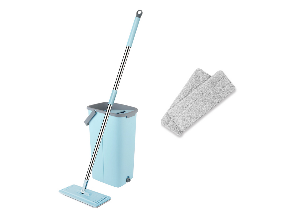 HOMELUX Reinigungsmop Set Profi Bodenwischer Set mit Eimer & Mopp