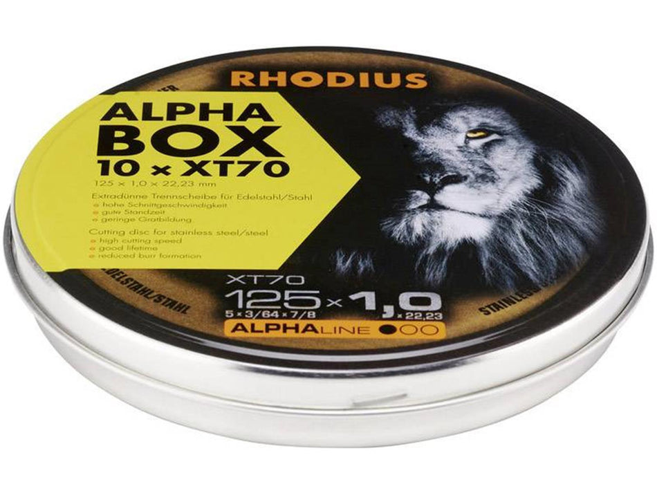 RHODIUS Extradünne Trennscheiben 125 x 1.0 mm