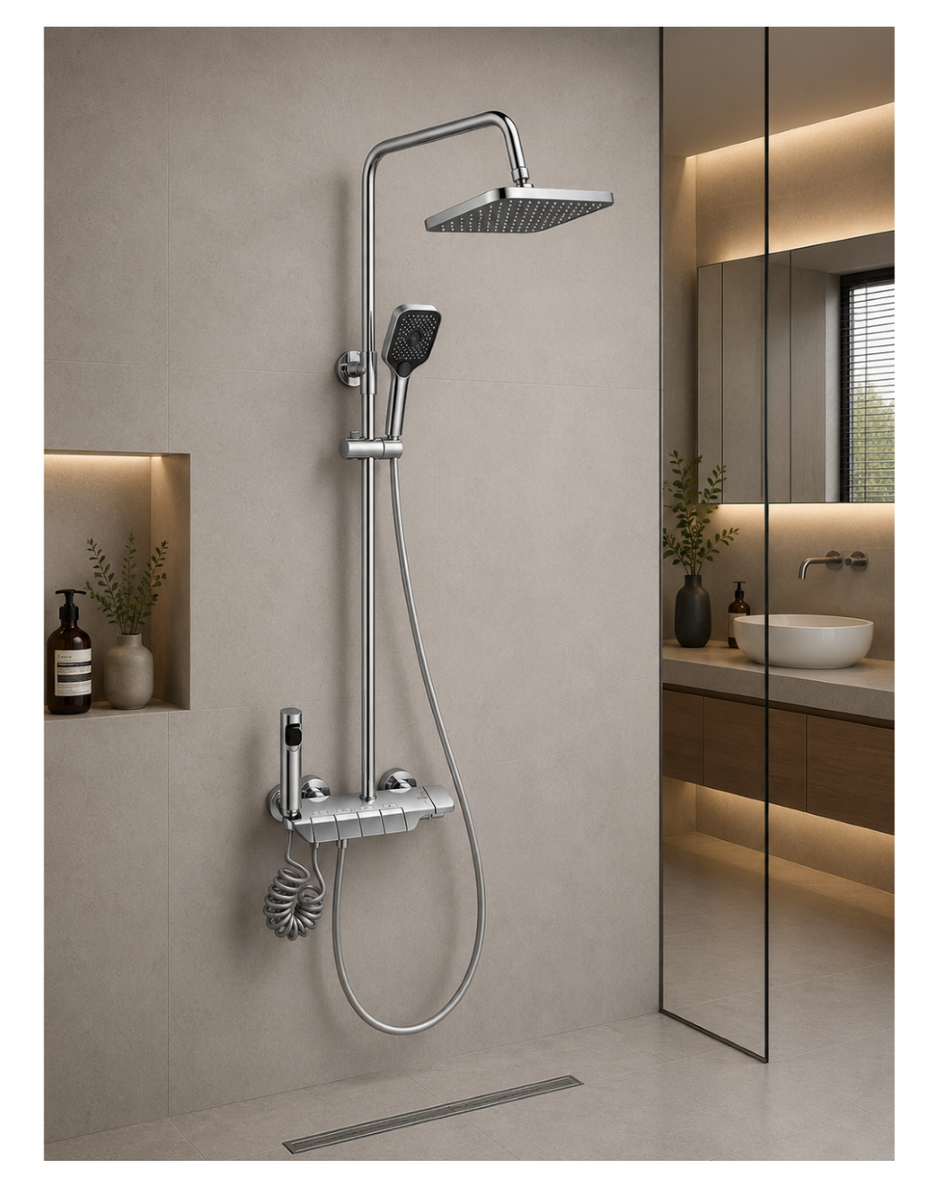 Duschsystem Duschsäule Massagedusche, Regendusche