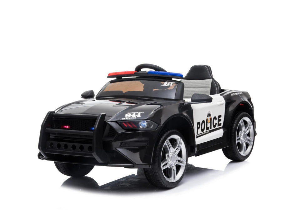 Ford Mustang Kinderauto Polizei 12V 2x35W 2.4Ghz USB MP3 Sirene