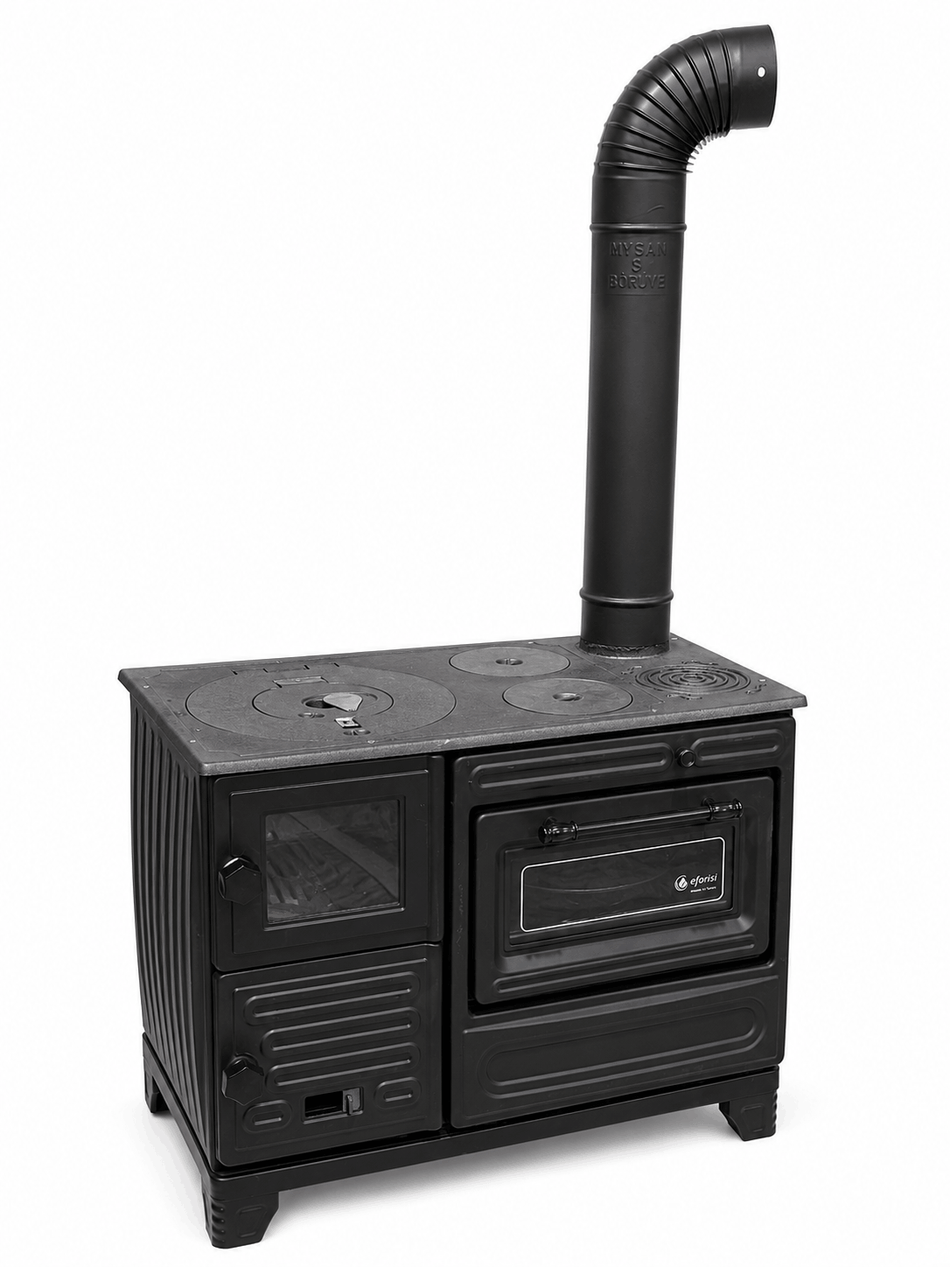 XXL Grillkamin Kuzine Soba Ofen Küchenofen Terrassenofen Holzofen Outdoor Ofen