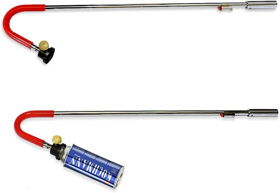 Unkrautbrenner Butangas Unkrautvernichter 84 cm + Piezozündung