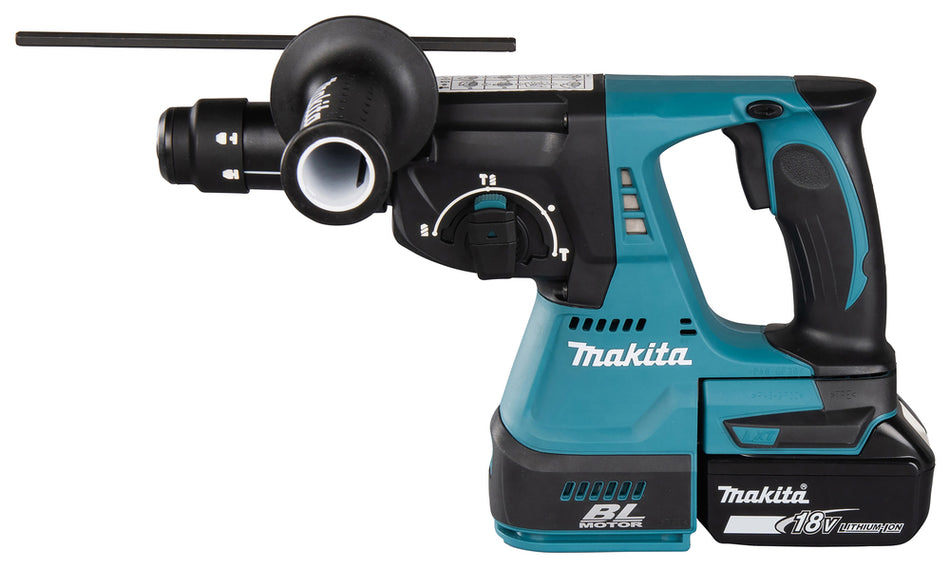 Makita Akku Kombihammer Bohrhammer 18V DHR243Z Bohrmaschine Sologerät mit wechselbarem Bohrfutter