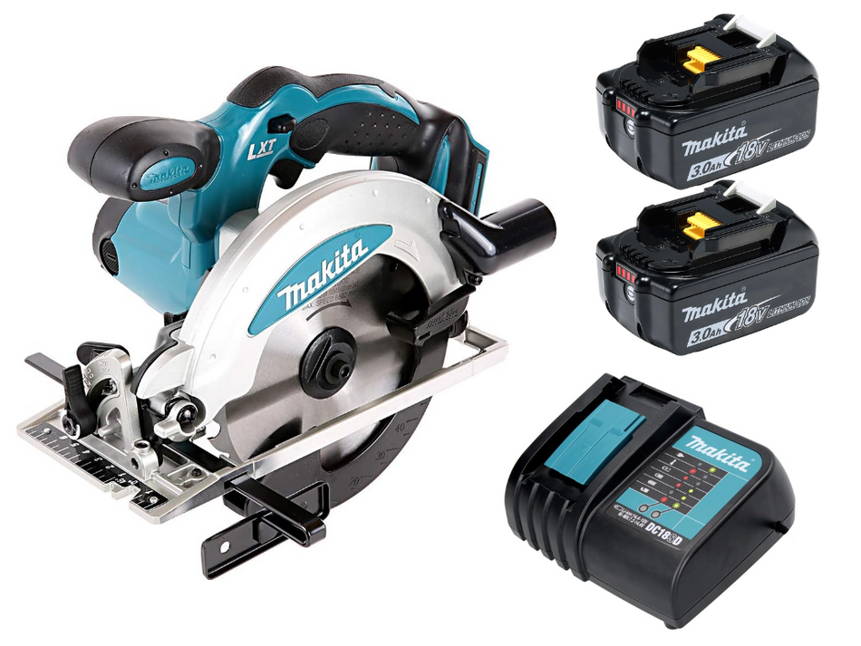 Makita Akku Kreissäge Handkreissäge 18V  2x Akku +Netzteil DSS610