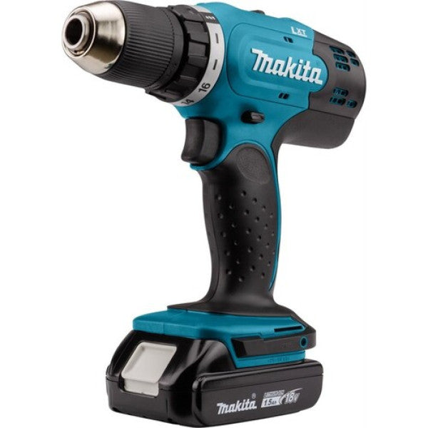 Makita Akkuschrauber Bohrschrauber 18V 2x1.5Ah Akku Ladegerät